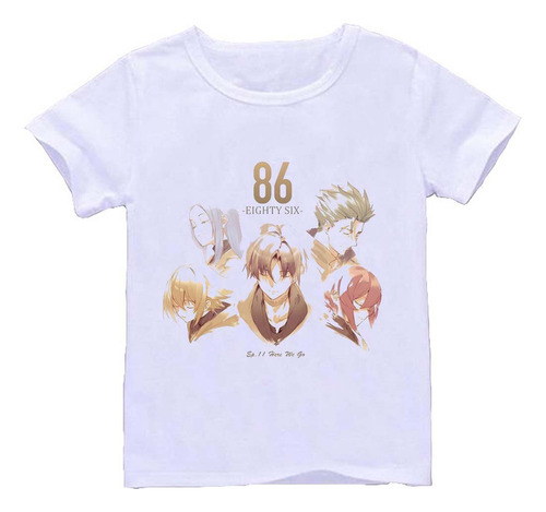 Remera Blanca Adultos Eighty Six 86 R22