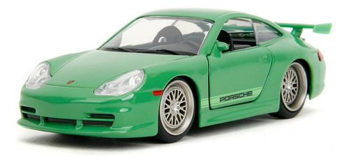 Miniatura Porsche 911 Gt3 Pink Slips 1:32 Jada Toys Green