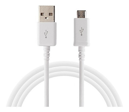 Cable Micro Usb Vip Color Blanco Sin Packing X1 Febo