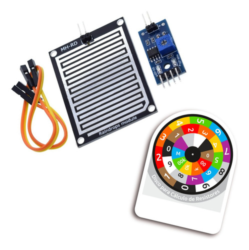 Kit 2 Modulo Sensor De Chuva Para Arduino Pic
