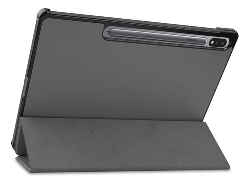 Funda Smart Para Galaxy Tab S7 Fe / S7 Plus / S8 Plus Color Gris