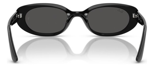 Lentes De Sol Gris Ray-ban Rb4441d667787 Varilla Negro Armazón Negro