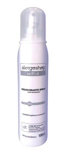 Desodorante Masculino Antialérgico Alergoshop Spray