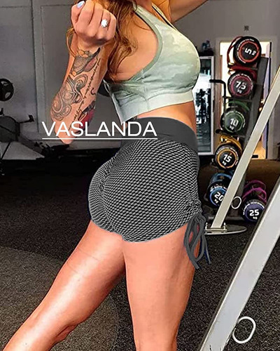 Vaslanda - Pantalones Cortos De Levantamiento De Glúteos Con