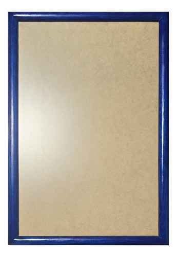 1 Marco De Madera Con Acrilico 70x90cm Azul