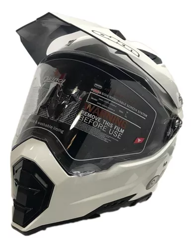 Importancia muerto Facultad Casco Moto Off Road Enduro Ruta Okn 7 Dual Motoscba Ss