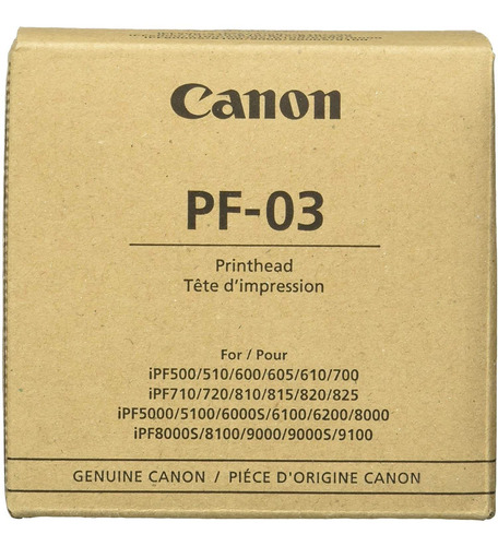 Cabezal De Impresion Canon Pf-03 