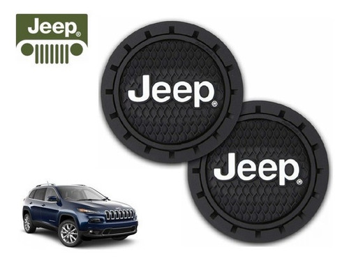 Par Porta Vasos De Auto Universal Jeep Cherokee 3.2l 2017