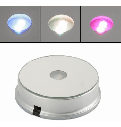Base De La Pantalla De Cristal Led De Colores