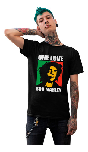 Camiseta Rasta Reggae Bob Marley Jamaica Original Pelicula