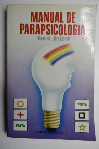 Manual De Parapsicología Hans Holzer                     C34