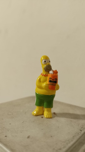 Muñeco Huevo Jack Simpsons Homero Simpson Hawaiano Año 2007 (Usado)