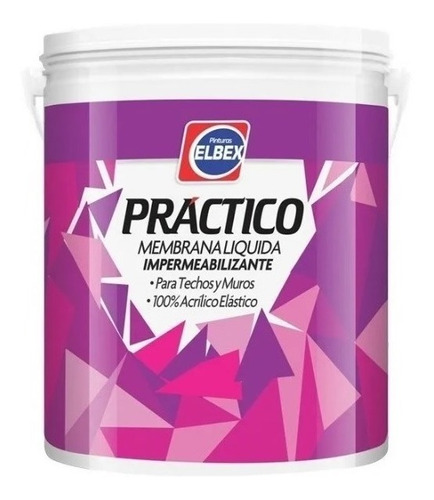 Membrana Liquida Impermeabilizante Practico Elbex 20kg