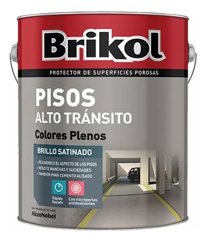 Brikol Pisos Alto Transito Antideslizante 4lt Rex
