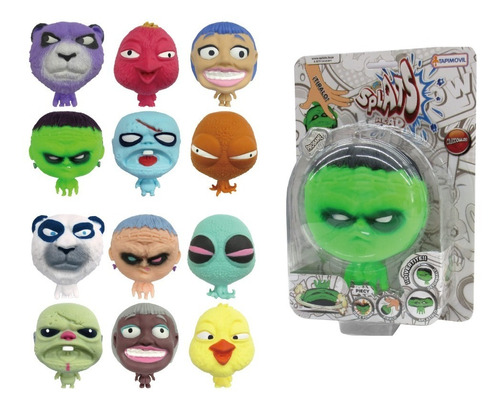 Stretchapalz Head Monster Muñeco Monstruo Antiestres Cabeza