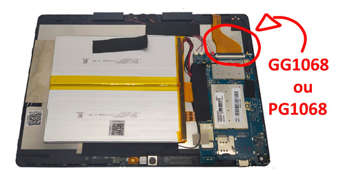 Tela Touch Tablet Multilaser Ultra U10
