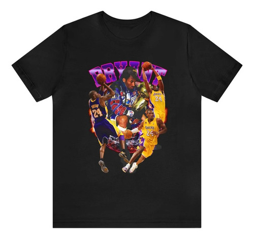 Polera Unisex Infantil Lakers Nba Copa Koby Brayan Estampado