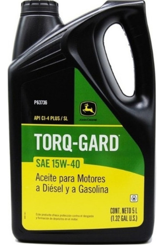 John Deere P63736 Aceite Hidráulico Agrícola 5lts