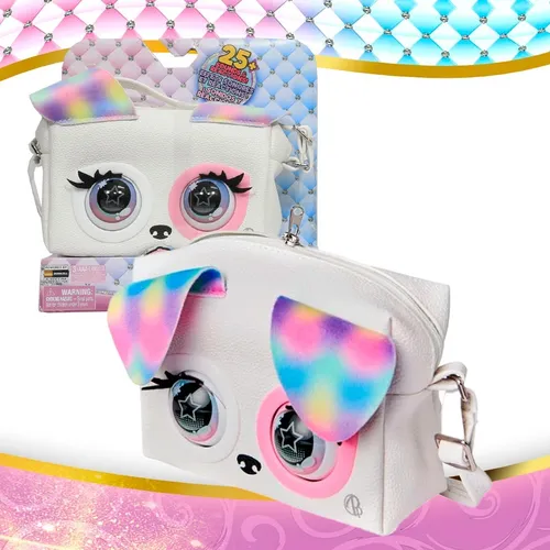 Purse Pets Bolsa Interactiva Mascota Parpadea Y Canta Color Rainbow Pup Exclusiva / Perrita