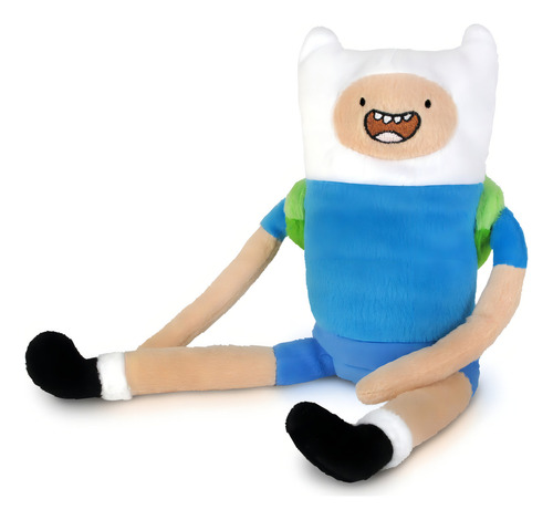 Jazwares Adventure Time Finn - Peluche De 10 Pulgadas Color Negro
