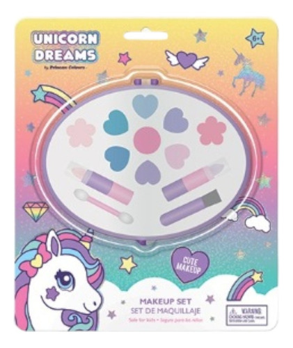 Ovalo Set De Cosmética Maquillaje Unicorn Dreams