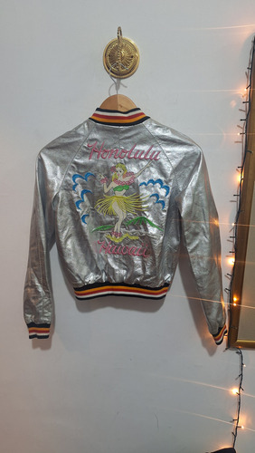 Campera De Cuero Ay Not Dead (Usado)