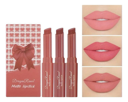 Lipstick Mate Efecto Terciopelo Set X3 - Dragon Ranee Color Set B