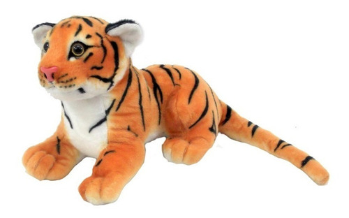 Filhote Tigre Pelúcia Bichos Safari 28 Cm Lindos,fofinhos ! 