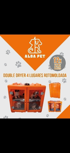 Máquina De Secar Animais Alba Pet Double Dryer Rotomoldada