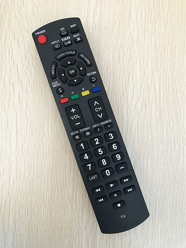Imagen 3 de 8 de Tv Control Remoto Para Panasonic Lcd Led Viera Ajv-004