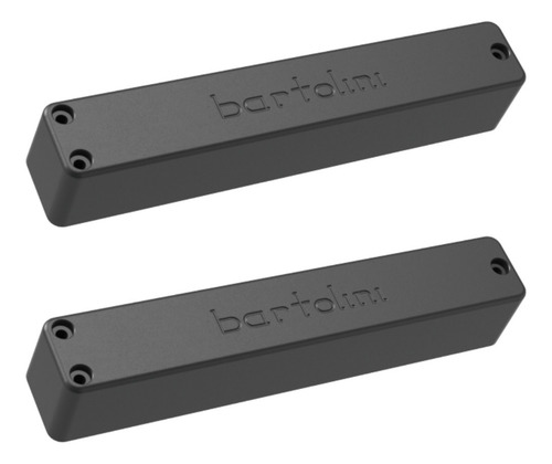 Imagem 1 de 5 de Set Captador Baixo Bartolini 100g66j1 B/t Dual Coil Em Linha