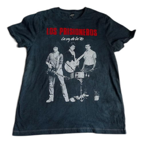 Polera Los Prisioneros S 46ancho/66alto 