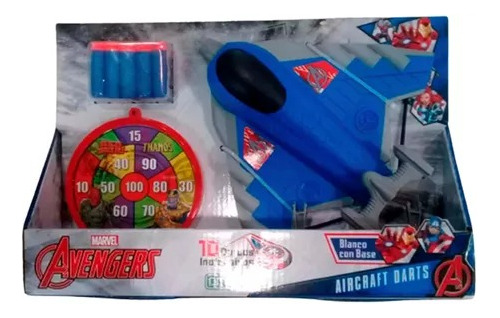 Avengers Aircraft Darts Avion Lanzador C/ 10 Dardos Ditoys