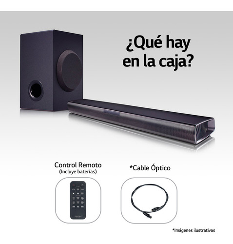 Lg Barra De Sonido Sqc1 Negro Negro 50/60hz