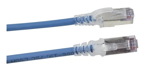Cable De Red (patch Cord) De 1.5m,ultra Delgado Cat. 6a Azul
