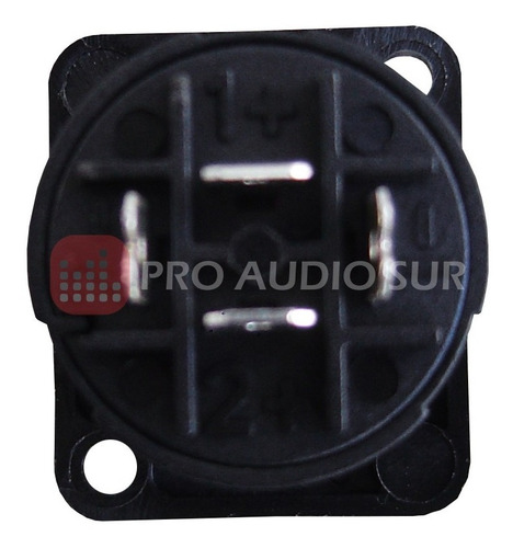 Imagen 4 de 5 de Conector Speakon Hembra 4 Contactos Cable Ficha Audio Bafles