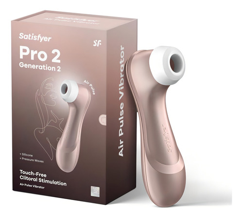 Satisfyer Pro 2 Estimulador Clitoriano Por Pulso De Aire Color Oro Rosa