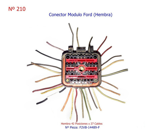 Conector Modulo Ford Hembra (210)
