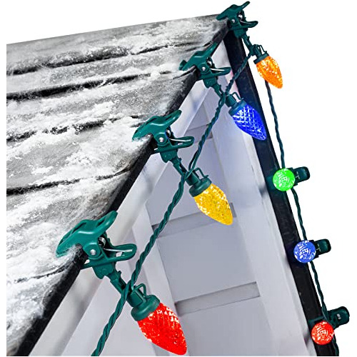 Luces De Navidad C9 Led Multicolores Exteriores, Cadena...