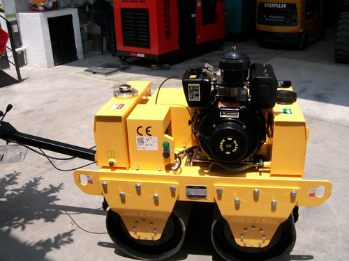 Rodillo Compactador Doble Vibratorio Operador A Pie Nuevo