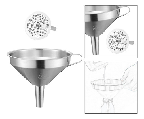 Embudos De Cocina Con Filtro Desmontable Para Transferencia