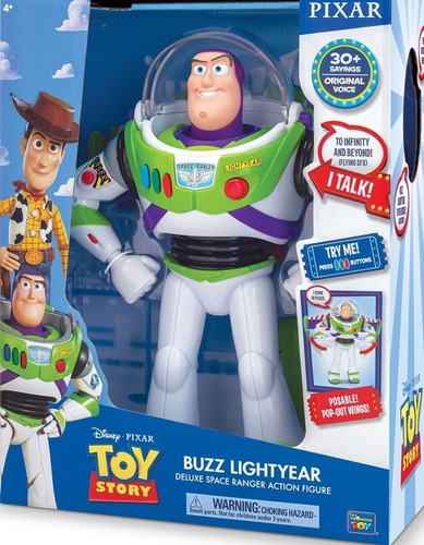 Toy Story - Buzz Lightyear Deluxe Space Ranger - Original !!