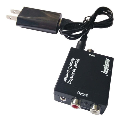 Óptico Toslink Digital Coaxial Adaptador Conversor De Audio 