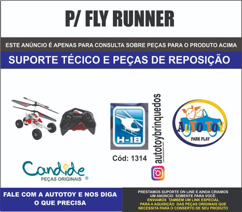 Fly Runner 1314 - H-18   - Candide - Peças De Reposição