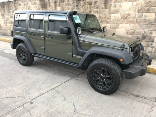 Imagen 4 de 15 de Jeep Wrangler Whillys 4x4 Unlimited Tank 2015 (impecable)