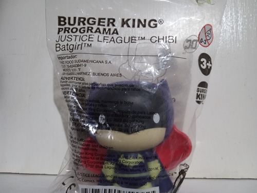 Muñeco Batman Colec. La Liga De La Justicia Burger King