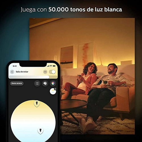 Imagen 4 de 5 de Foco Inteligente Philips Hue 1100 Lúmenes