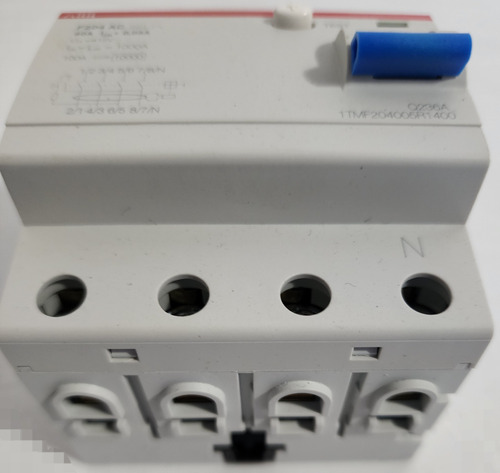Interruptor Diferencial 4p 40a 30ma Abb Ref. 1tmf204005r1400