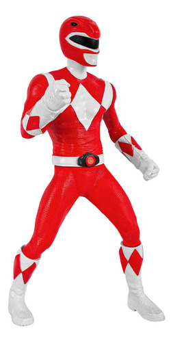 Boneco Power Ranger Vermelho 40 Cm Action Figure Gigante