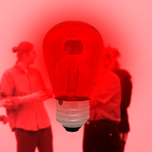 Foco Incandescente Lummi S1410 10w E27 Bulbo 10 Piezas Luz Rojo